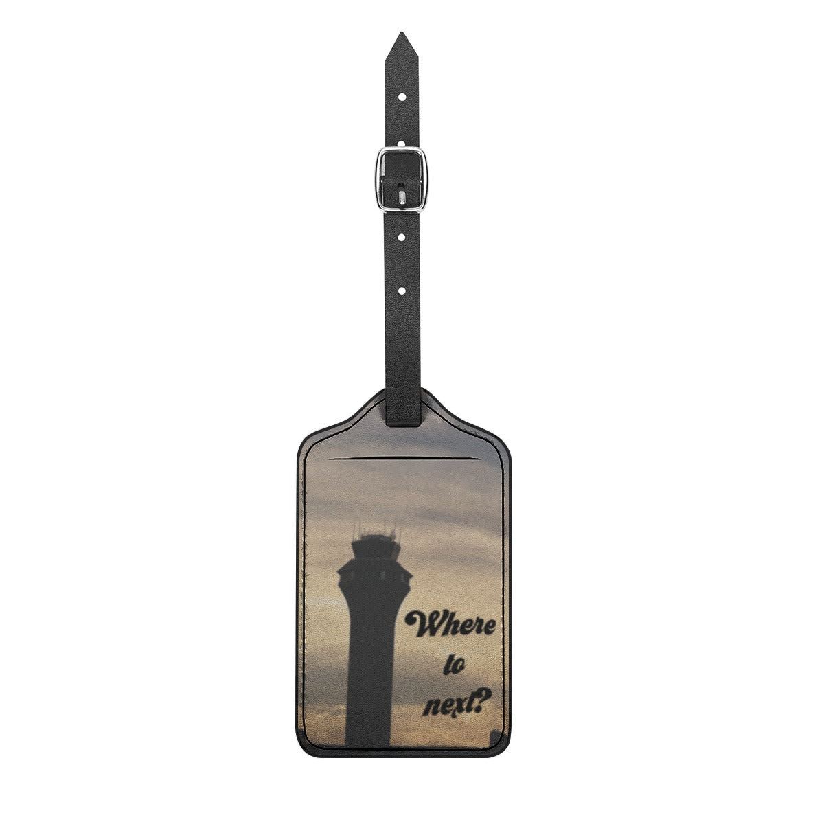 Where to next? Air Traffic Control Center Luggage Tag